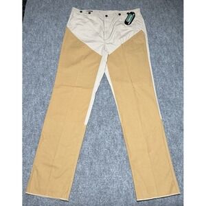 Orvis Warm Weather Briar Pants Men 40x37 Tan Brown Nylon Hunting Brush Guard NWT